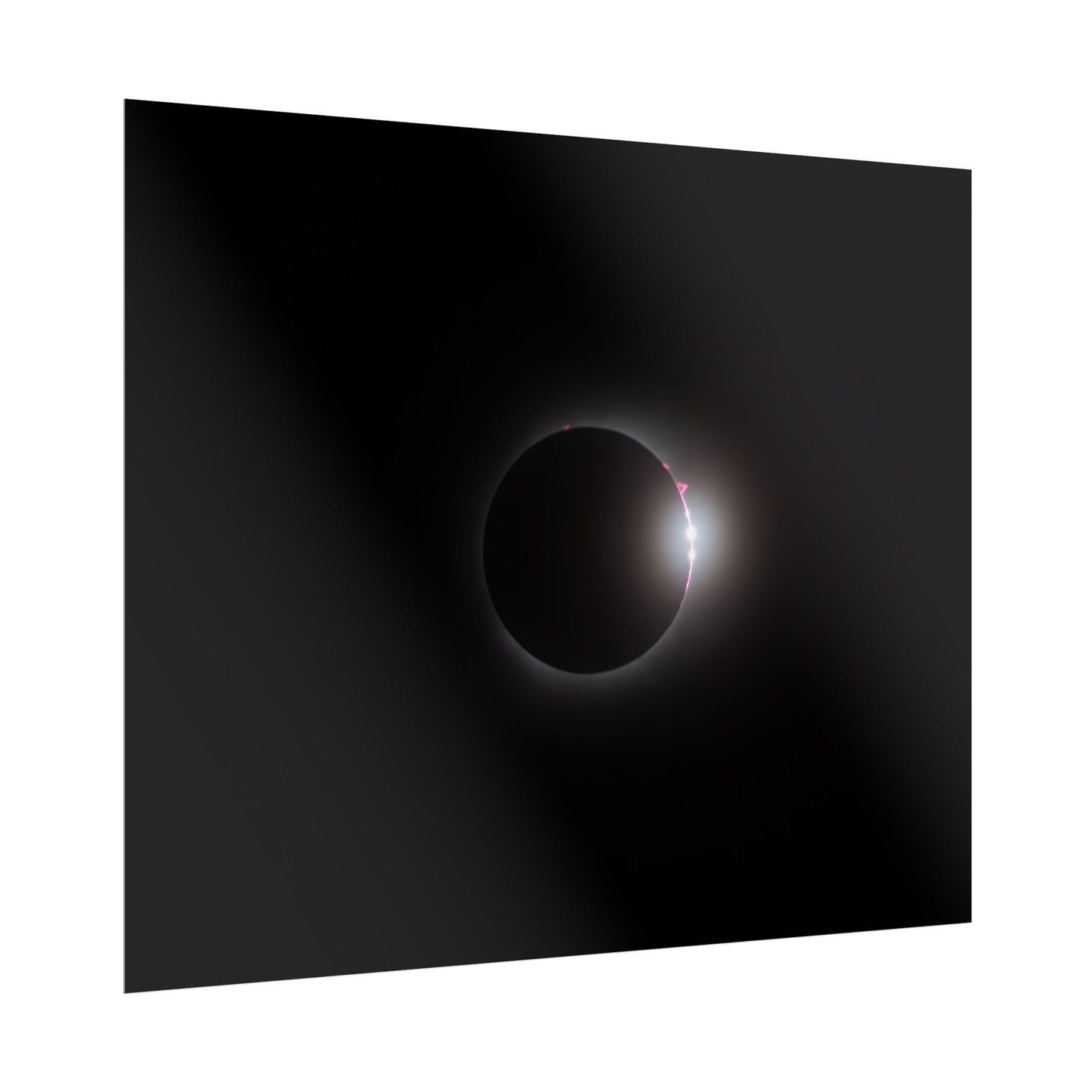 Totality & Baily’s Beads - Total Solar Eclipse 2024 Poster