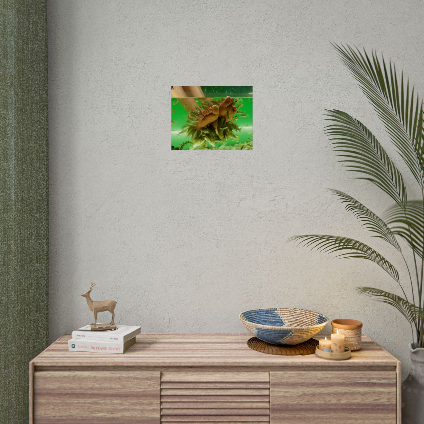 Fish Foot Massage Pedicure Feet Poster Wall Art