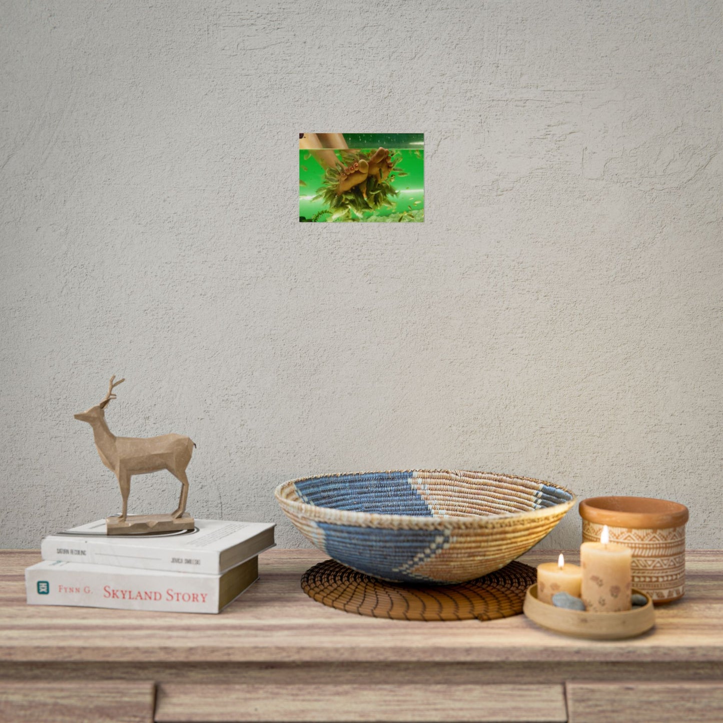 Fish Foot Massage Pedicure Feet Poster Wall Art