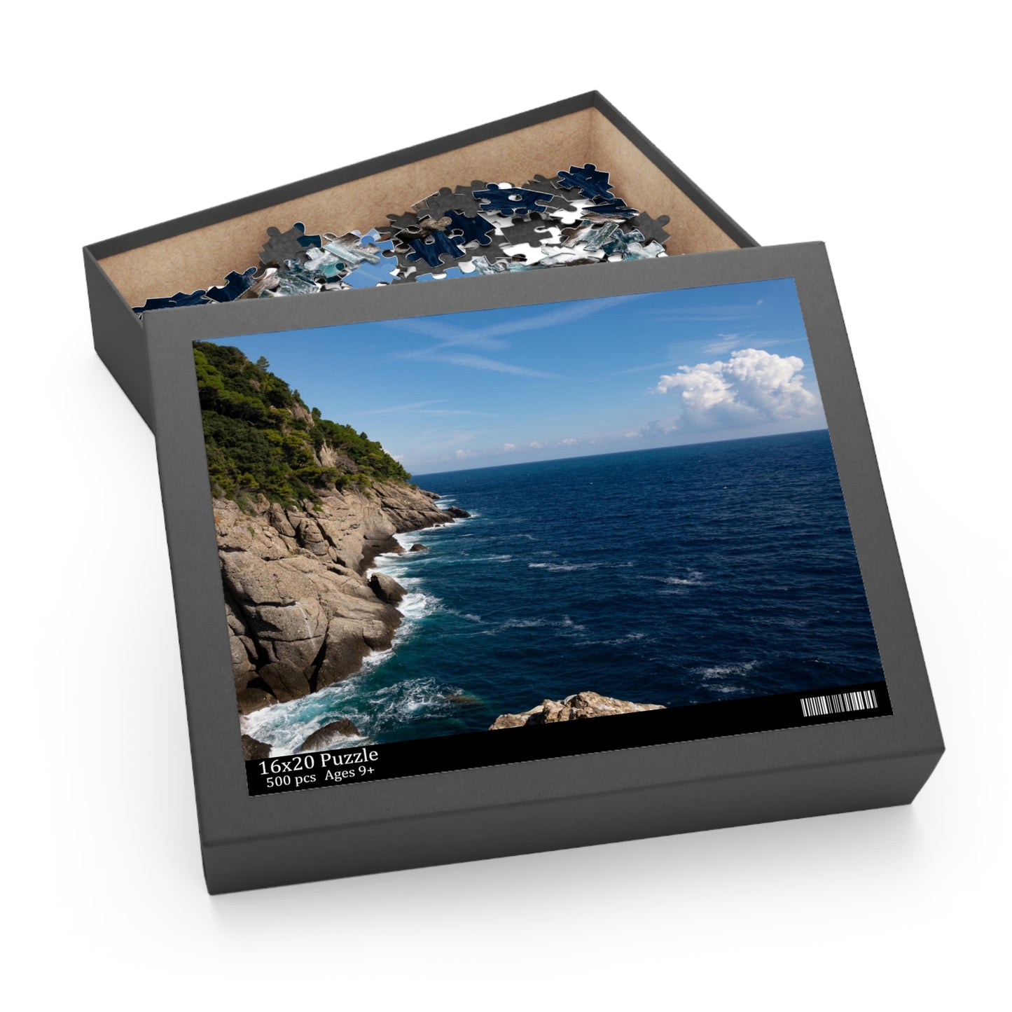 500 Piece Puzzle Ligurian Sea, Italy Puzzle - Leah Ramuglia Photography