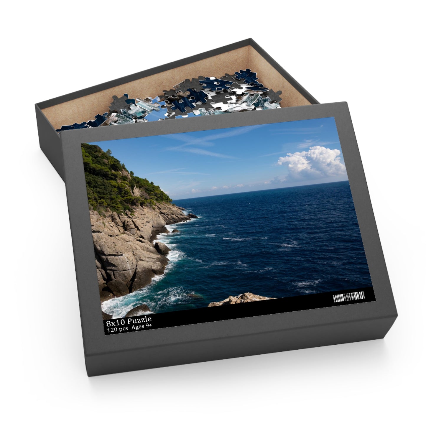 120 Piece Puzzle Ligurian Sea, Italy Puzzle - Leah Ramuglia Photography