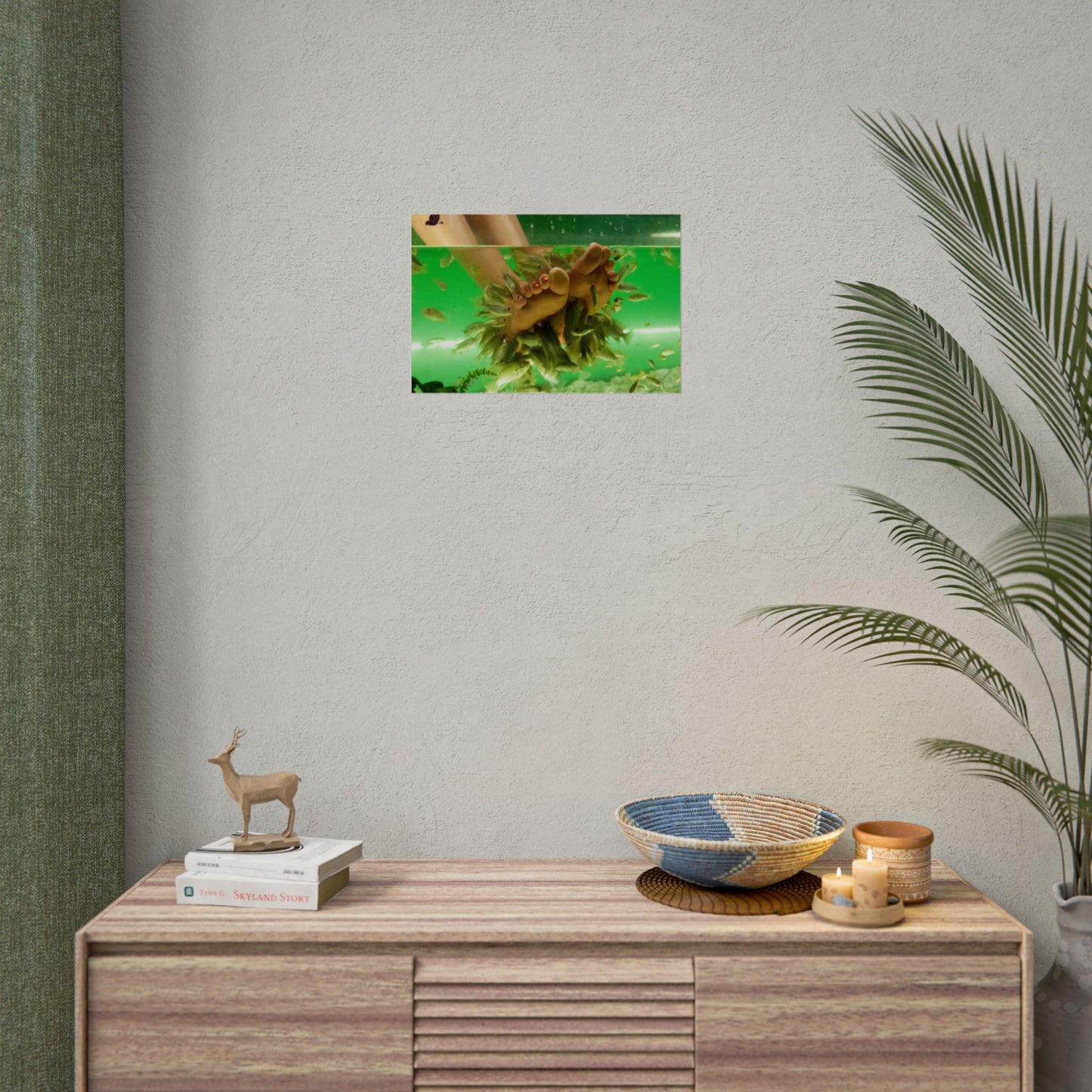 Fish Foot Massage Pedicure Feet Poster Wall Art
