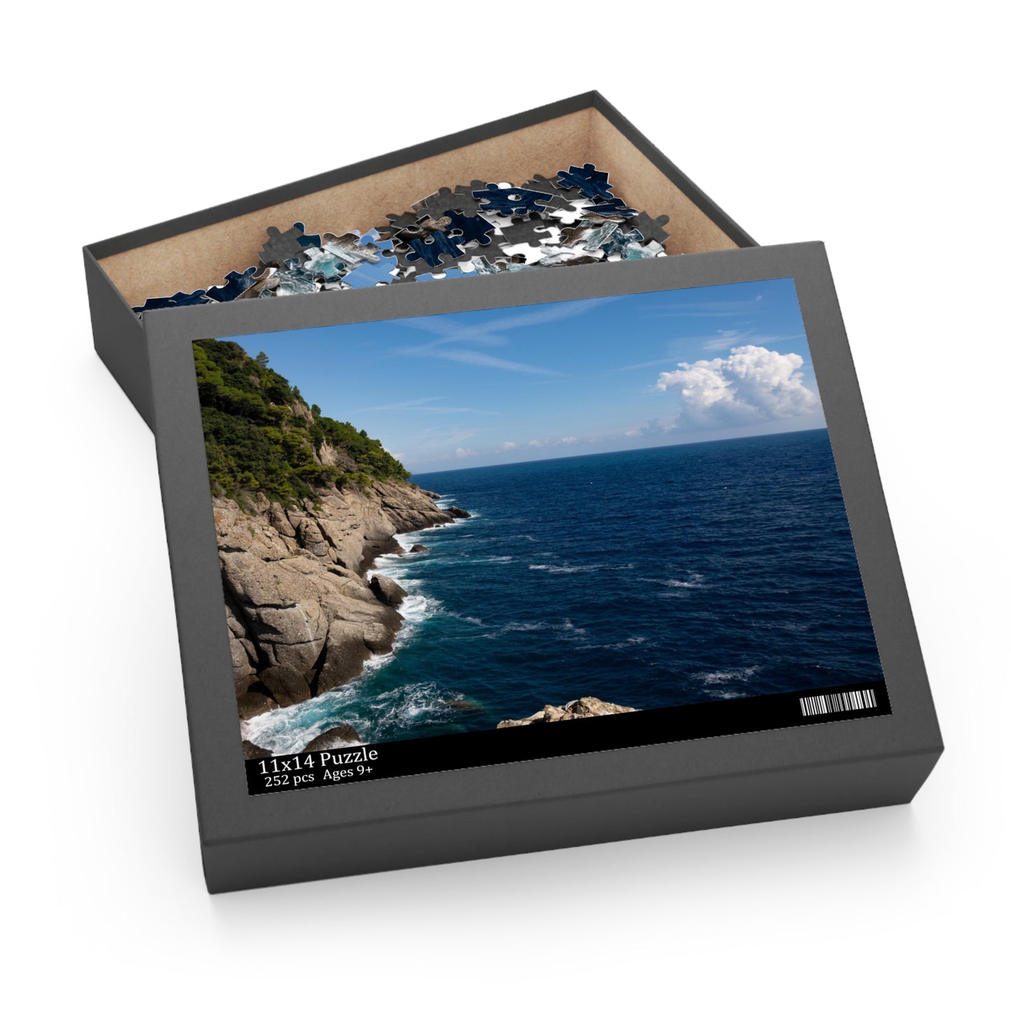 252 Piece Puzzle Ligurian Sea, Italy Puzzle - Leah Ramuglia Photography