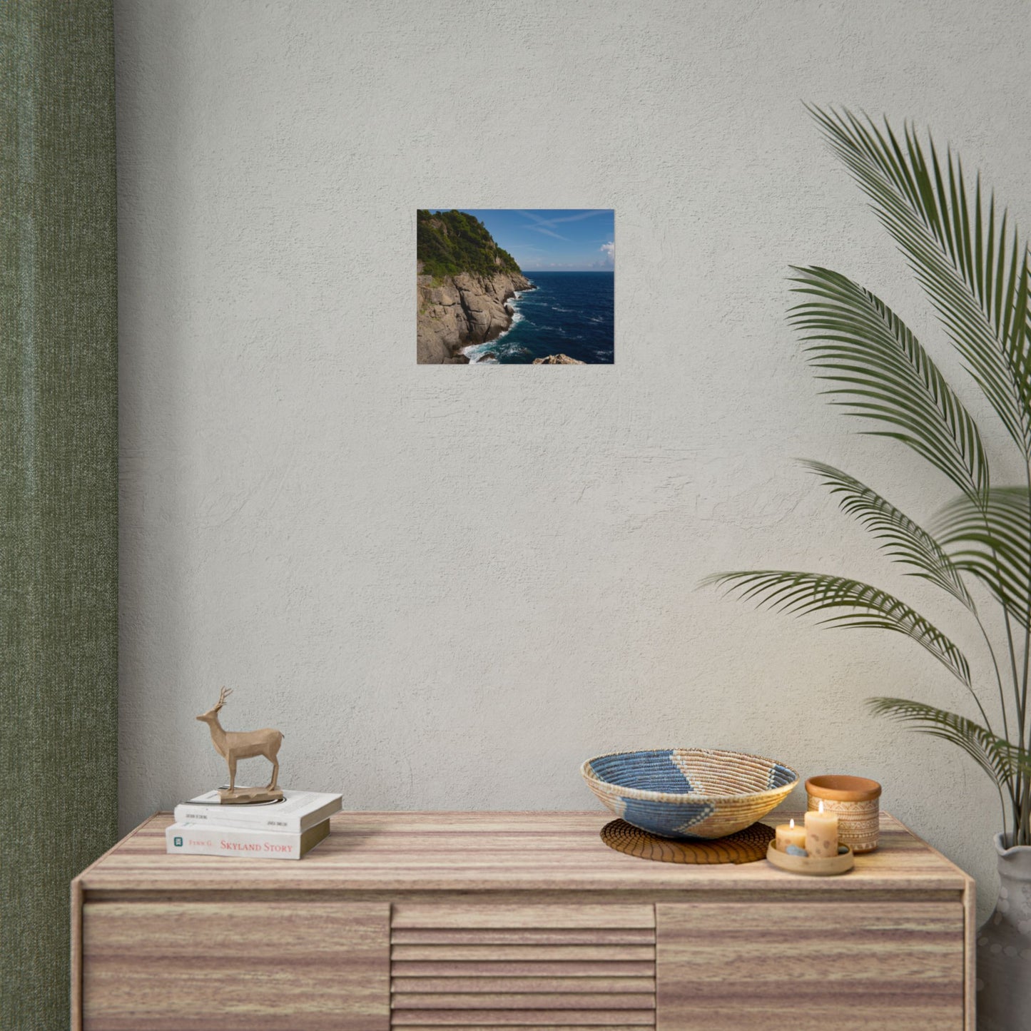 Rocky Italian Riviera - Poster - Mediterranean Sea, Italy - Wall Art