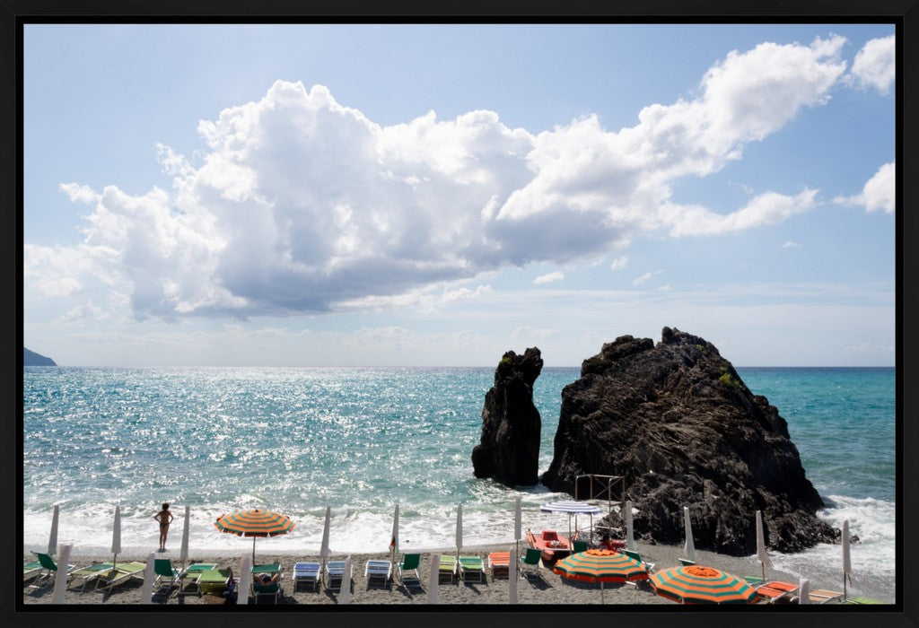 Italian Beach Day - Wall Art - Cinque Terre - Framed Photograph