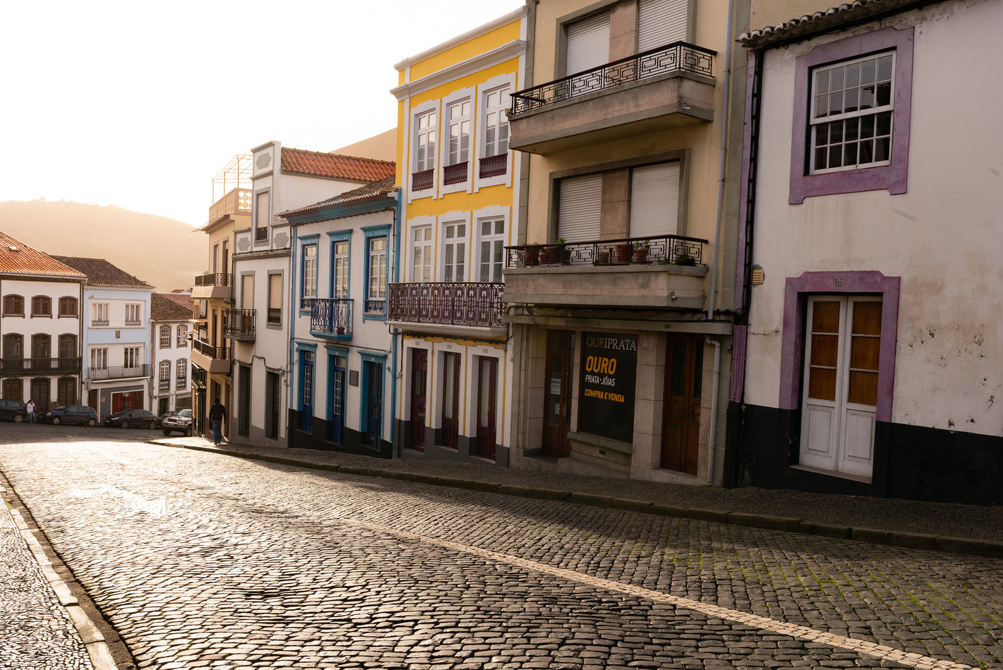 Quaint Cobblestone Streets - Canvas Wall Art