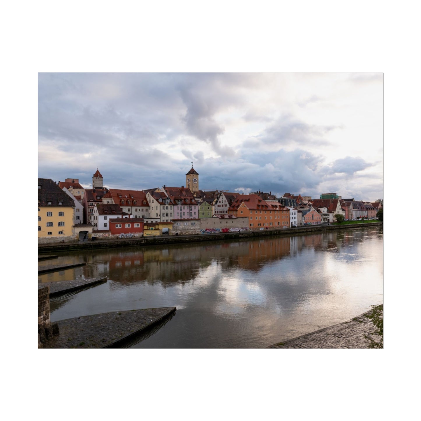 Reflections of Regensburg, Germany - Photograph