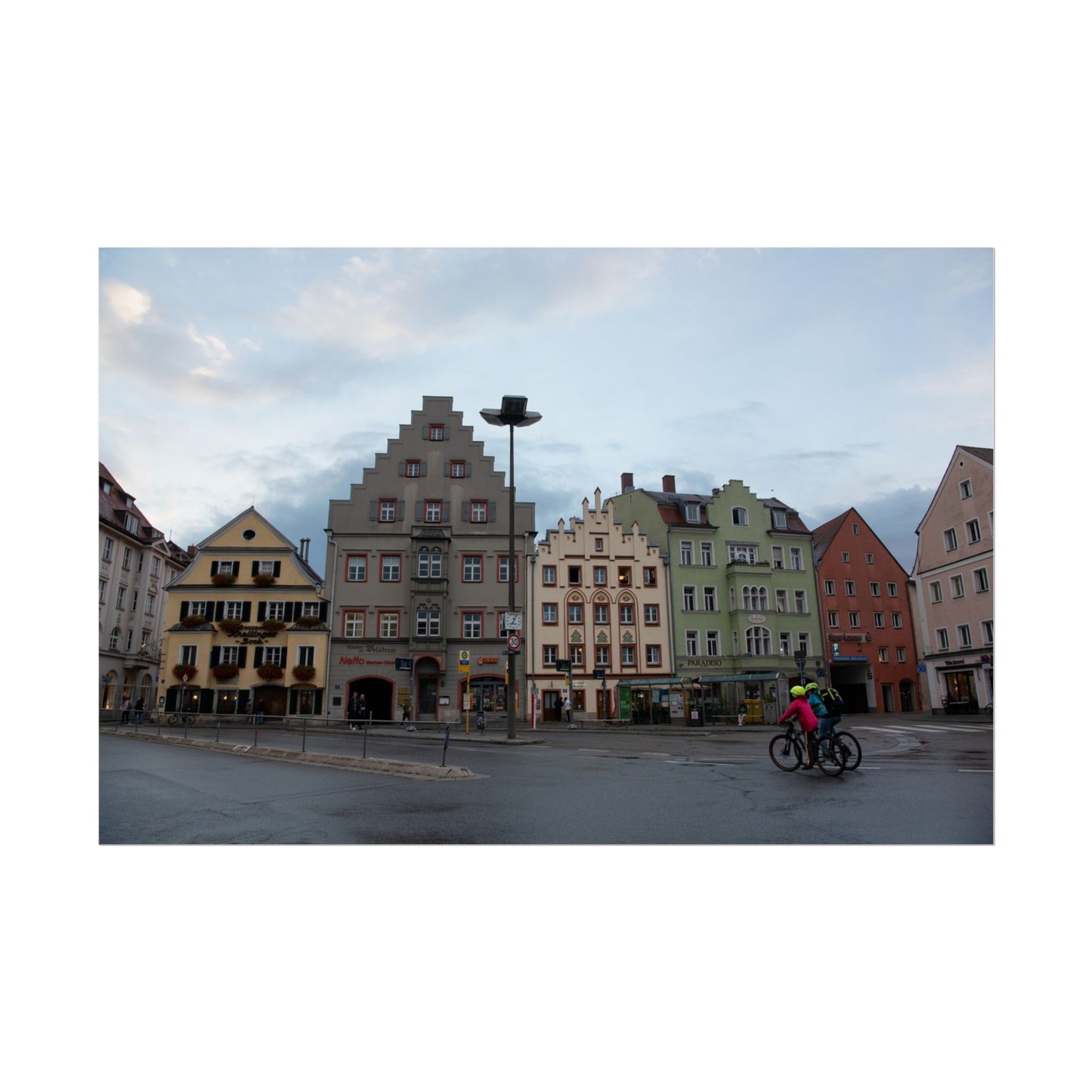 Biking Through Regensburg, Germany - Photograph