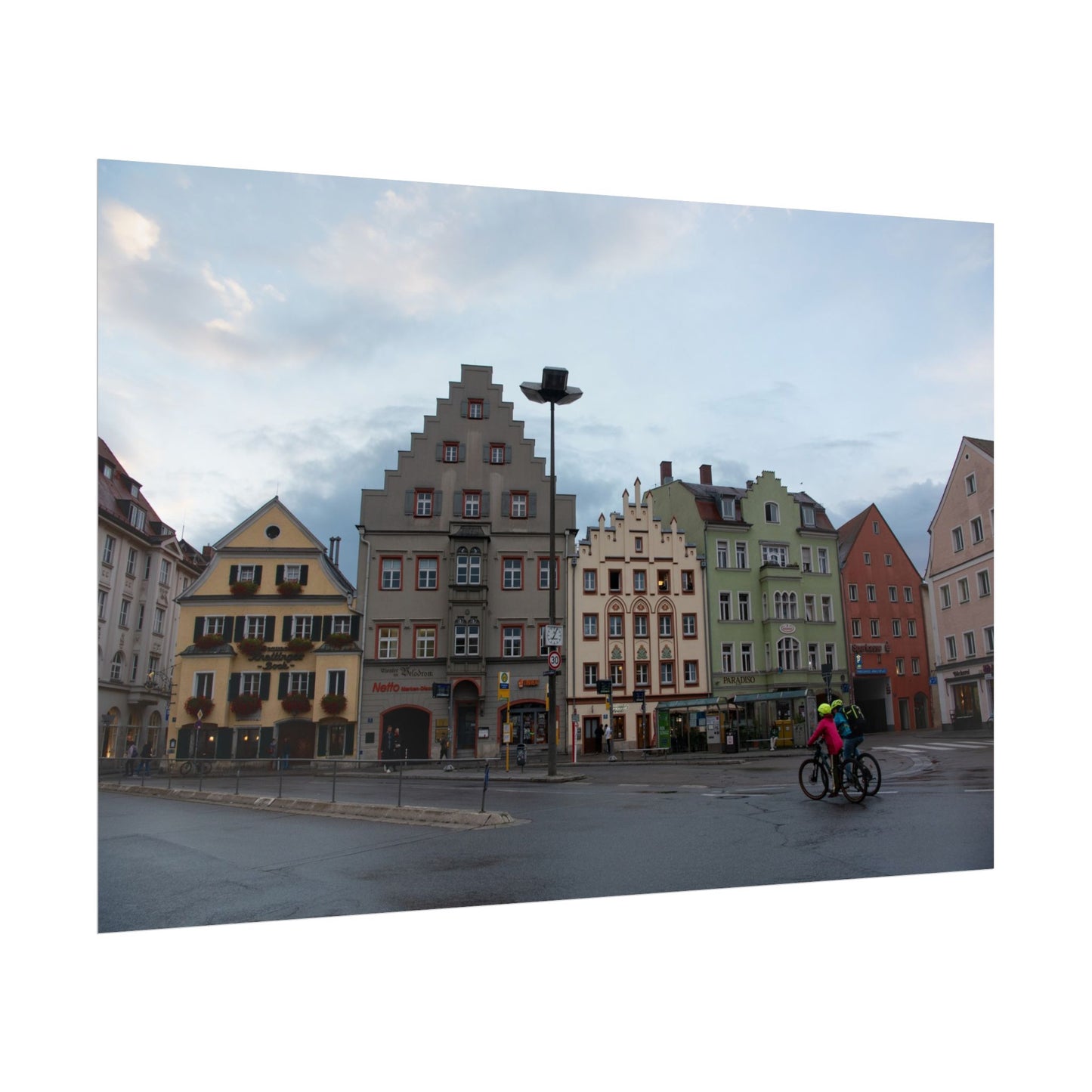 Biking Through Regensburg, Germany - Photograph