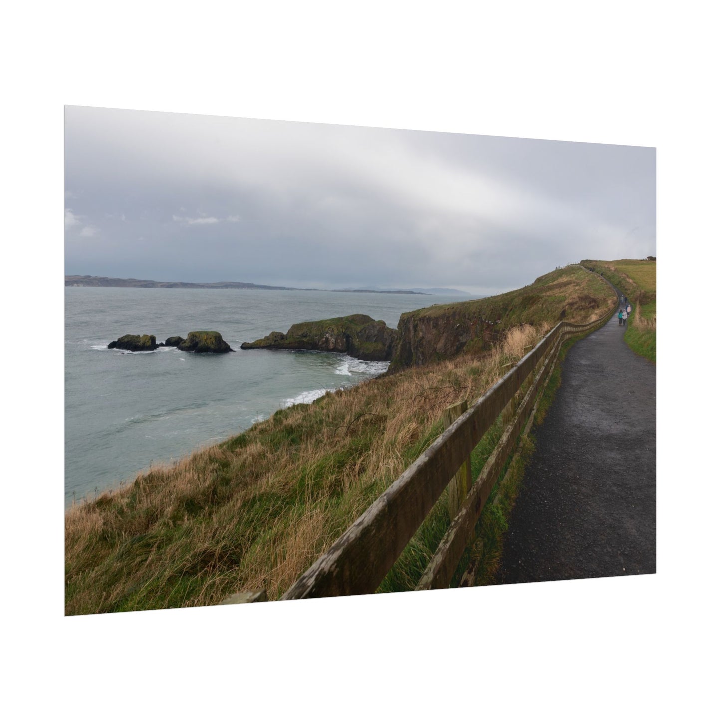 Northern Ireland Stormy Coast - Poster - UK Wall Art