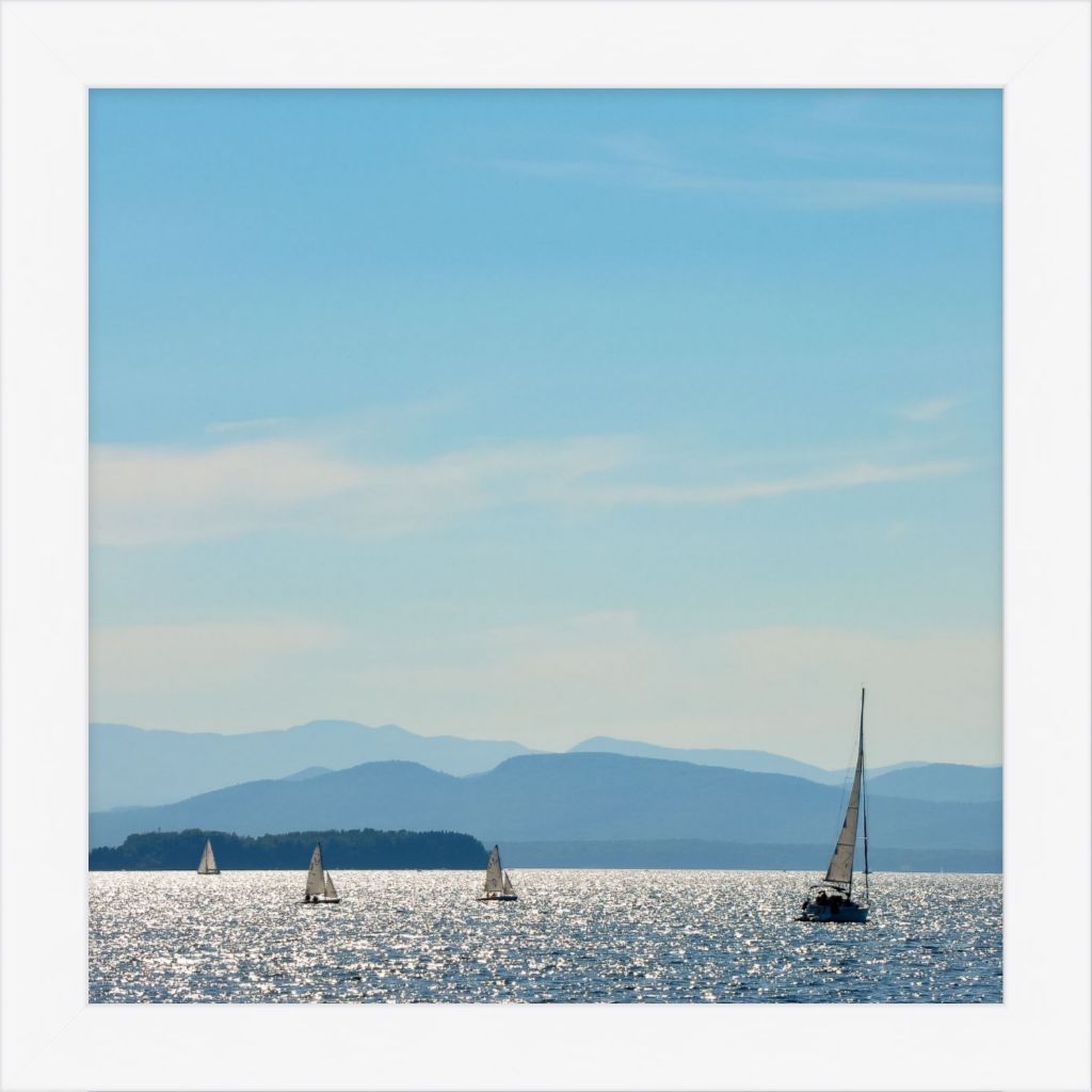 Lake Champlain, Vermont - Framed Photograph