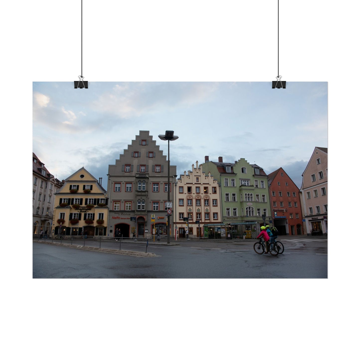 Biking Through Regensburg, Germany - Photograph