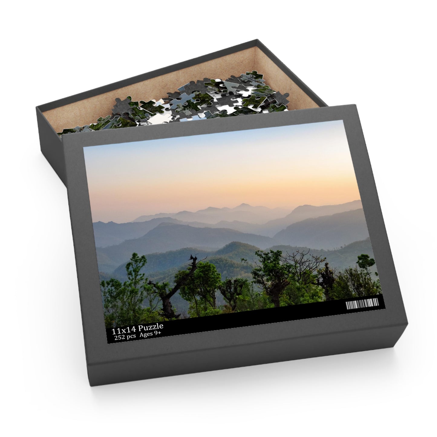 252 Piece Puzzle - Sunset in the Himalayas, Nepal - Leah Ramuglia Photography