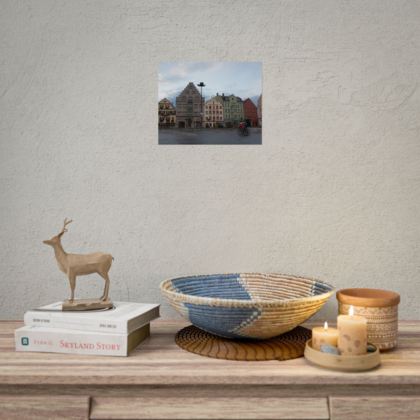 Biking Through Regensburg, Germany - Photograph