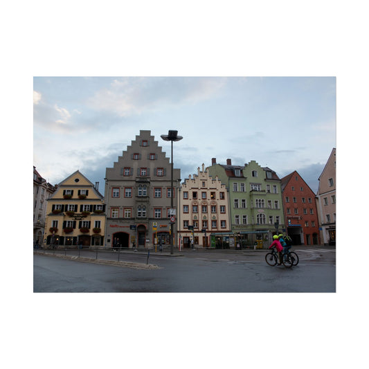 Biking Through Regensburg, Germany - Photograph