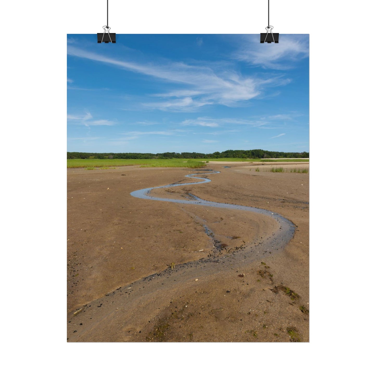 Cape Cod Beach Poster - Wellfleet, MA - National Seashore - Vertical Wall Art