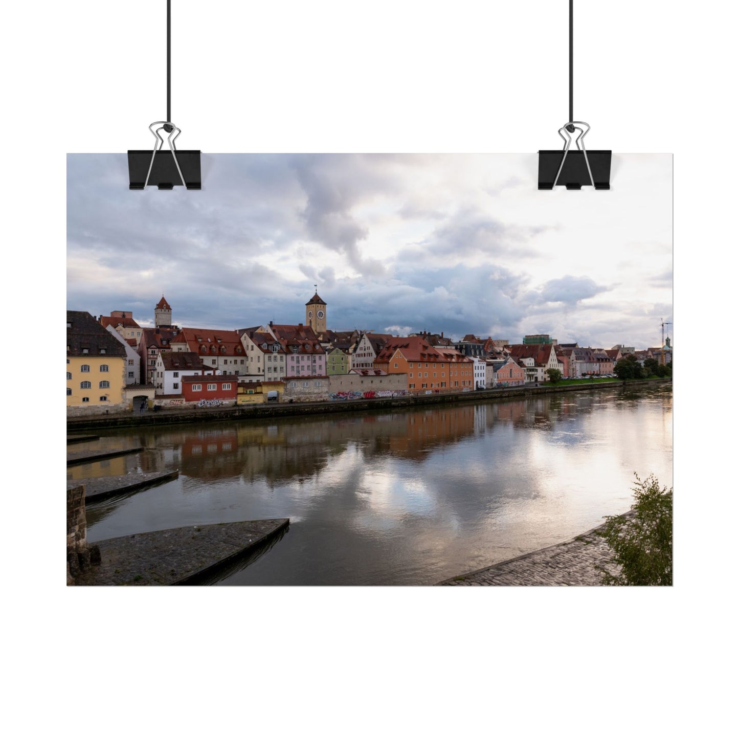 Reflections of Regensburg, Germany - Photograph