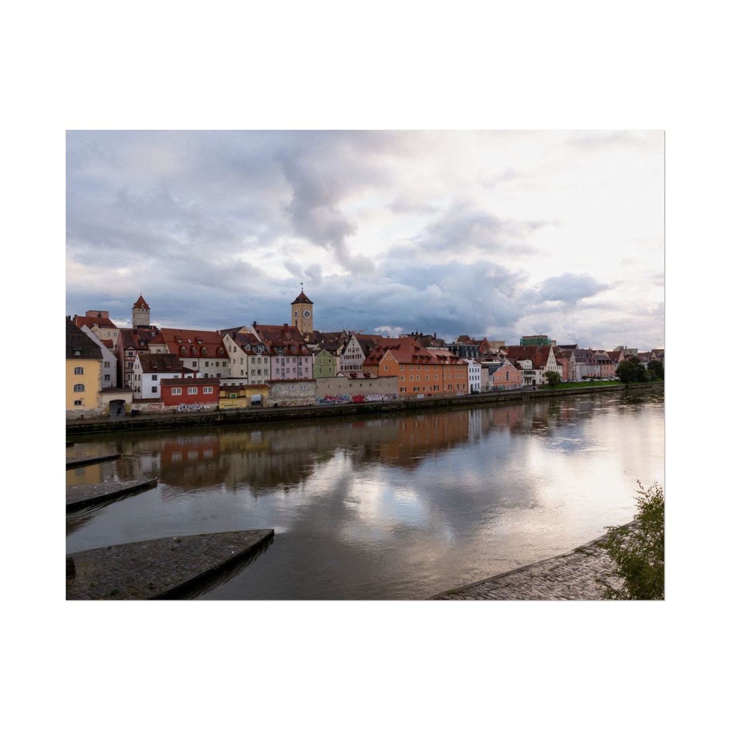 Reflections of Regensburg, Germany - Photograph