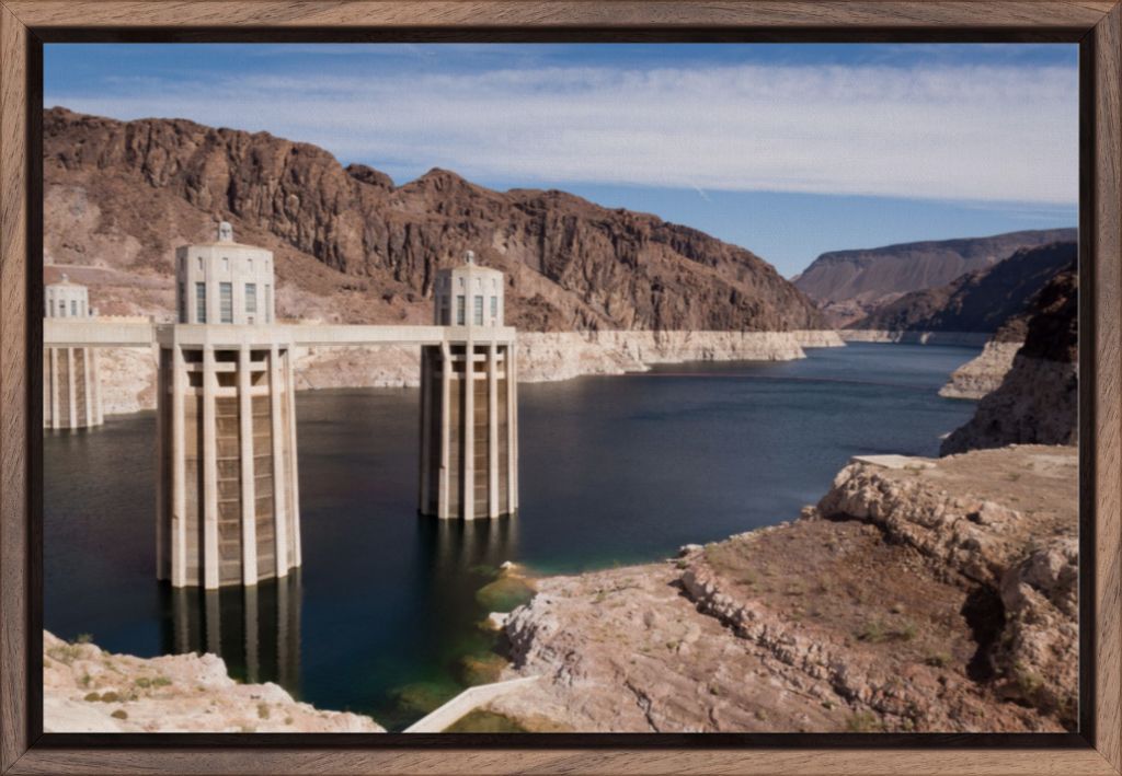 Lake Mead, Nevada & Arizona - Framed Canvas