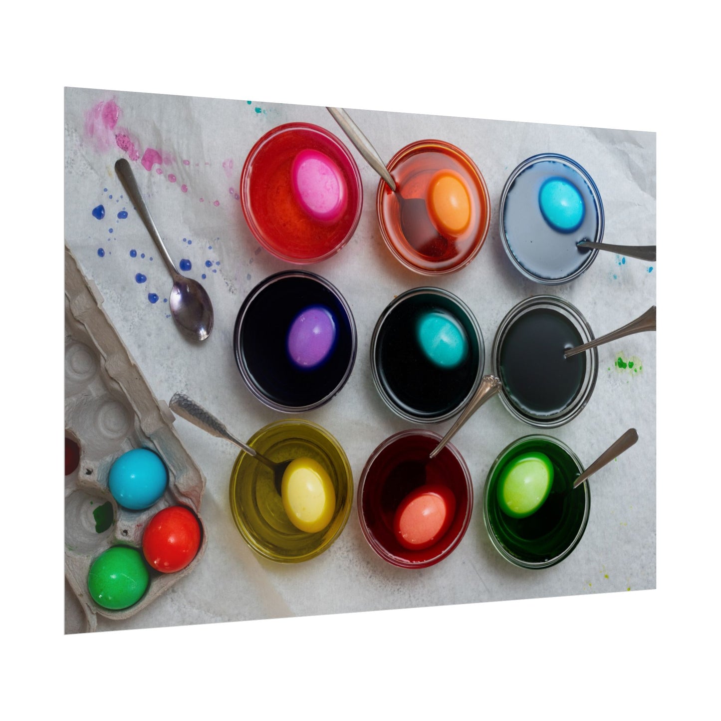 Easter Egg Dyeing - Fine Art Food Photography