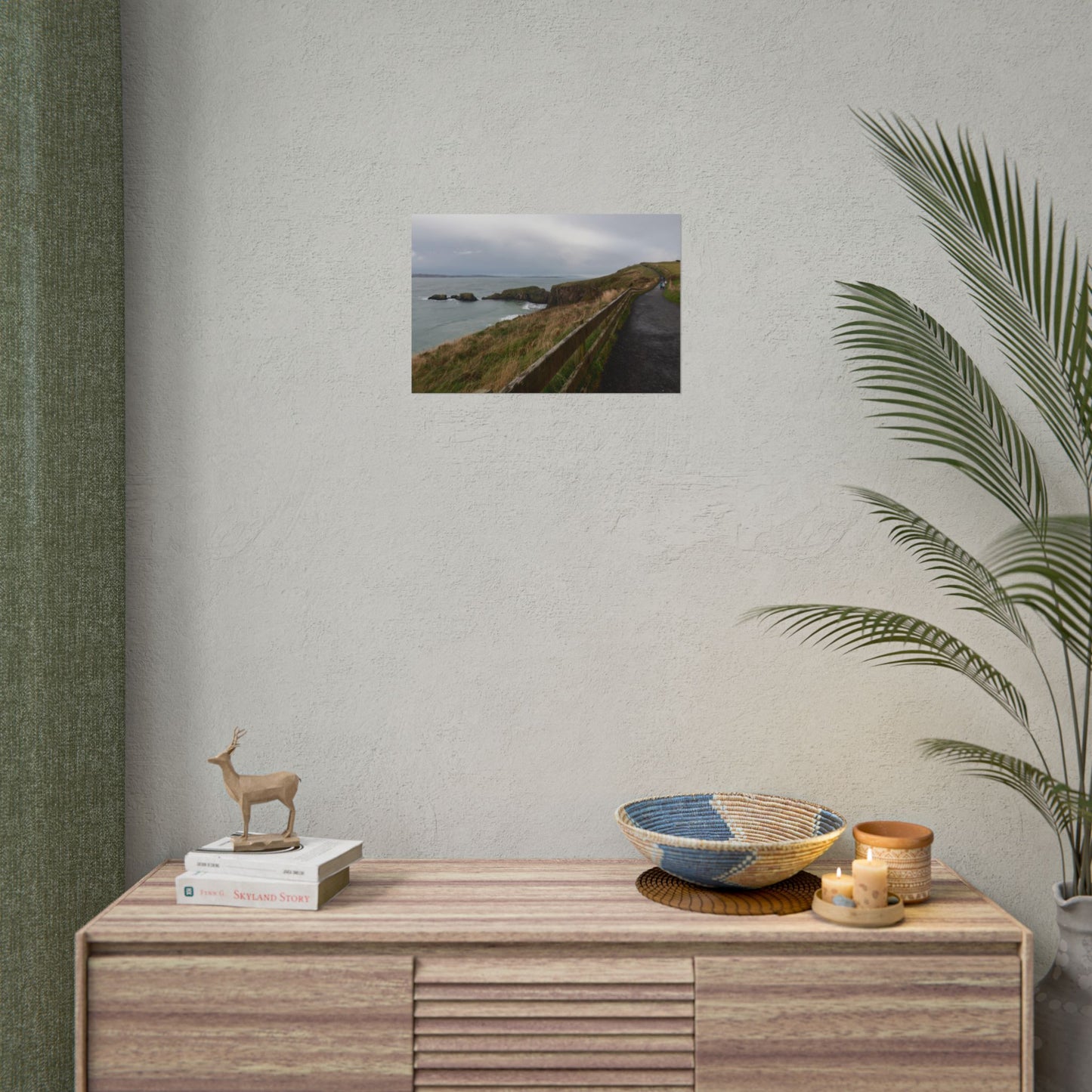 Northern Ireland Stormy Coast - Poster - UK Wall Art