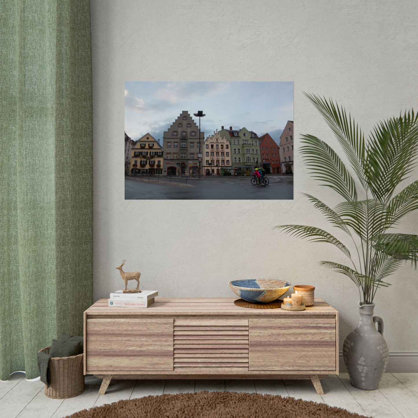 Biking Through Regensburg, Germany - Photograph