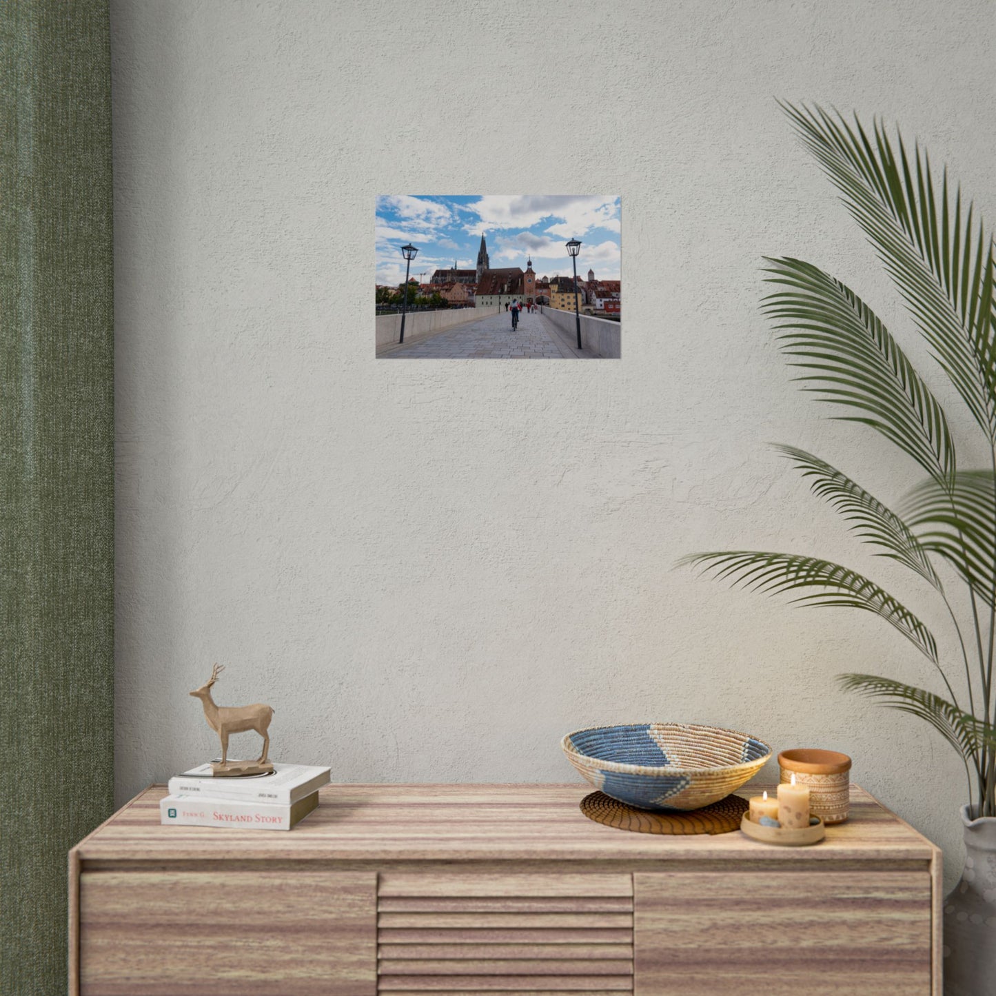 Stone Bridge in Regensburg, Germany - Photograph