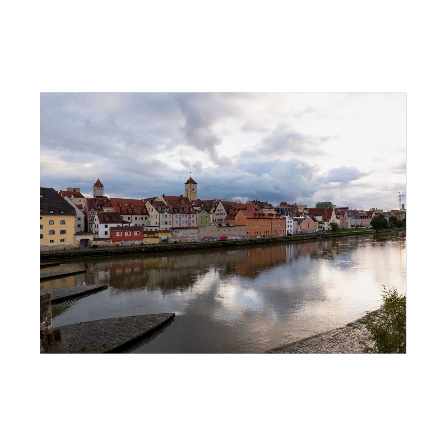 Reflections of Regensburg, Germany - Photograph