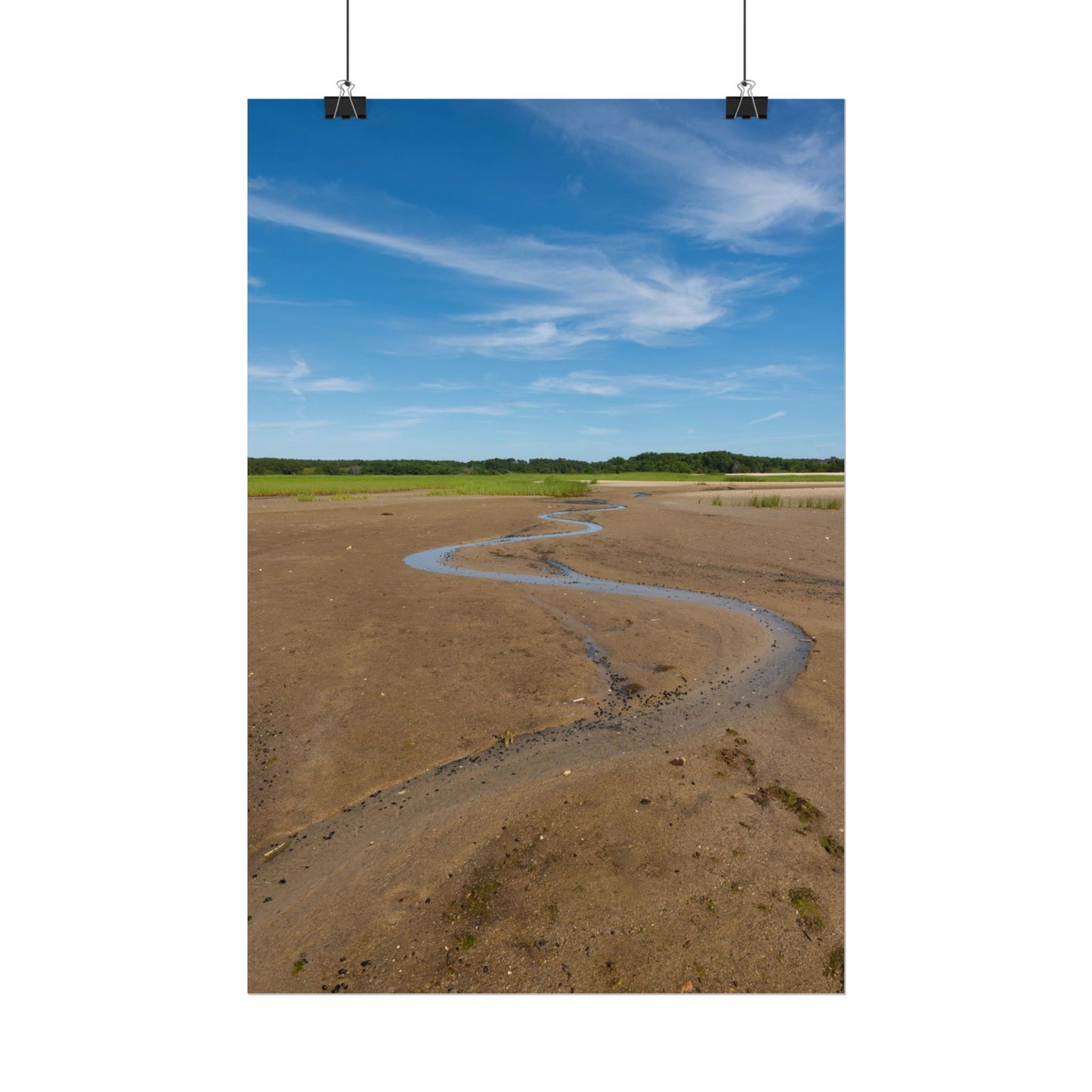 Cape Cod Beach Poster - Wellfleet, MA - National Seashore - Vertical Wall Art