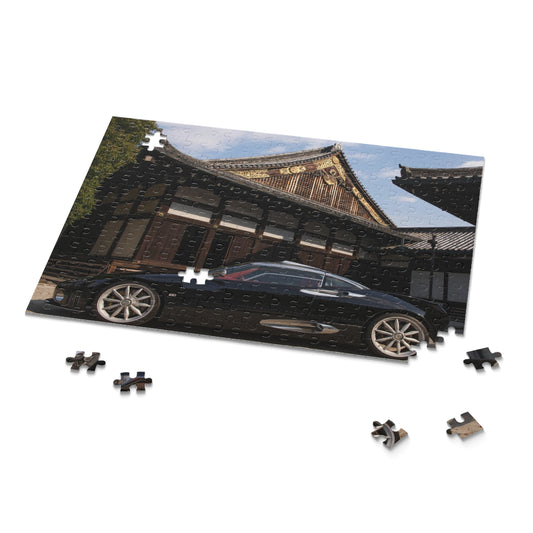 252 Piece Puzzle - Spyker C8 Laviolette at Nijo Castle - Leah Ramuglia Photography