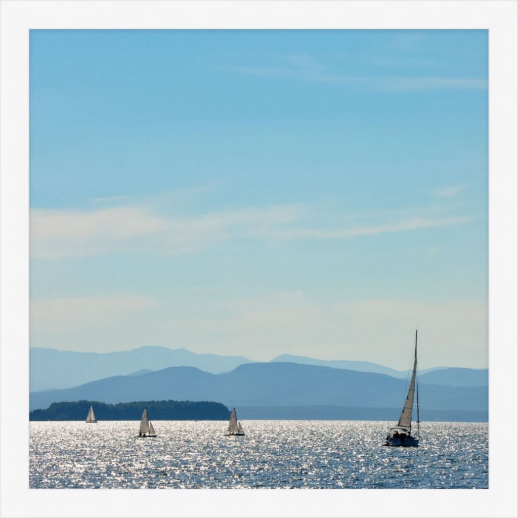 Lake Champlain, Vermont - Framed Photograph