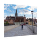 Stone Bridge in Regensburg, Germany - Photograph