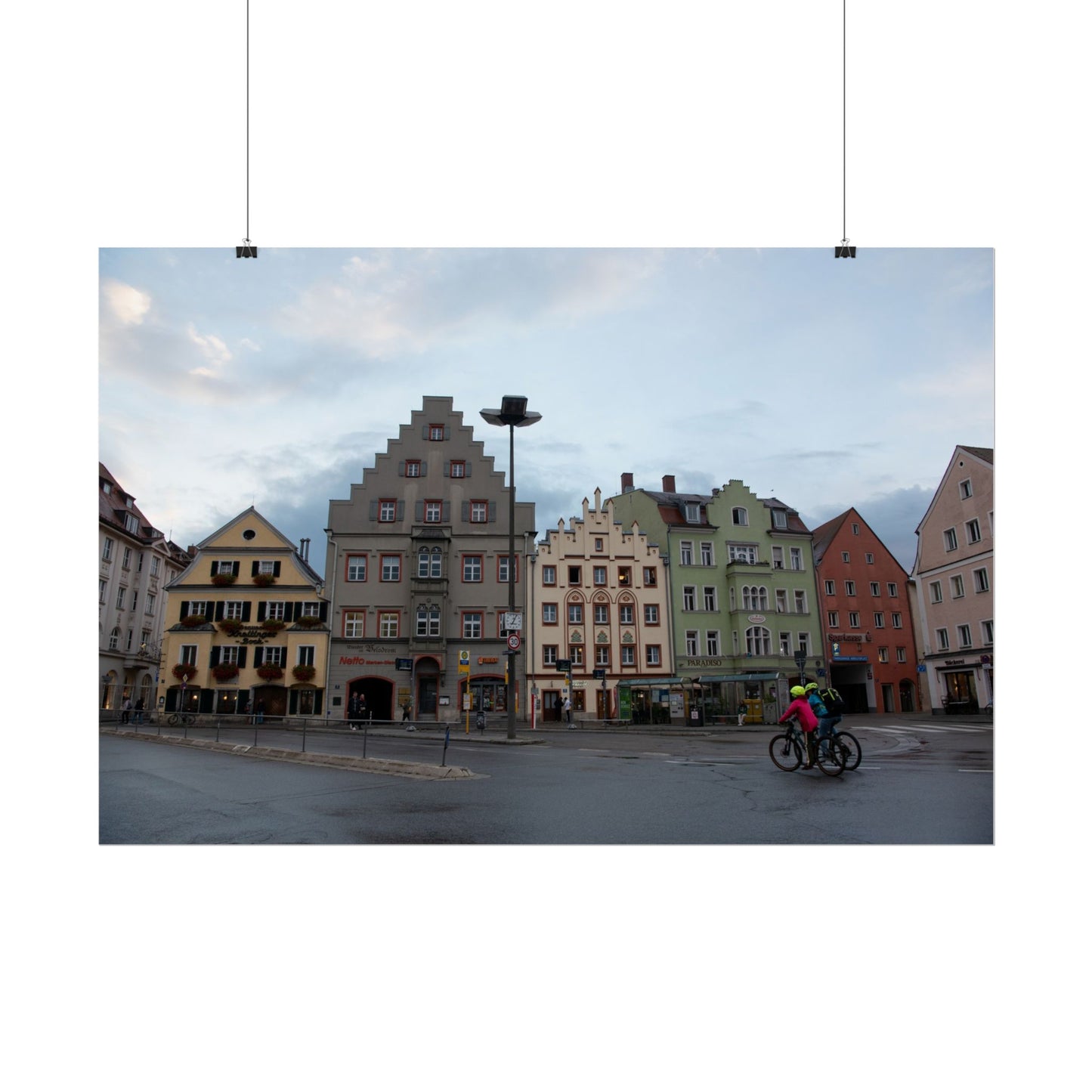 Biking Through Regensburg, Germany - Photograph