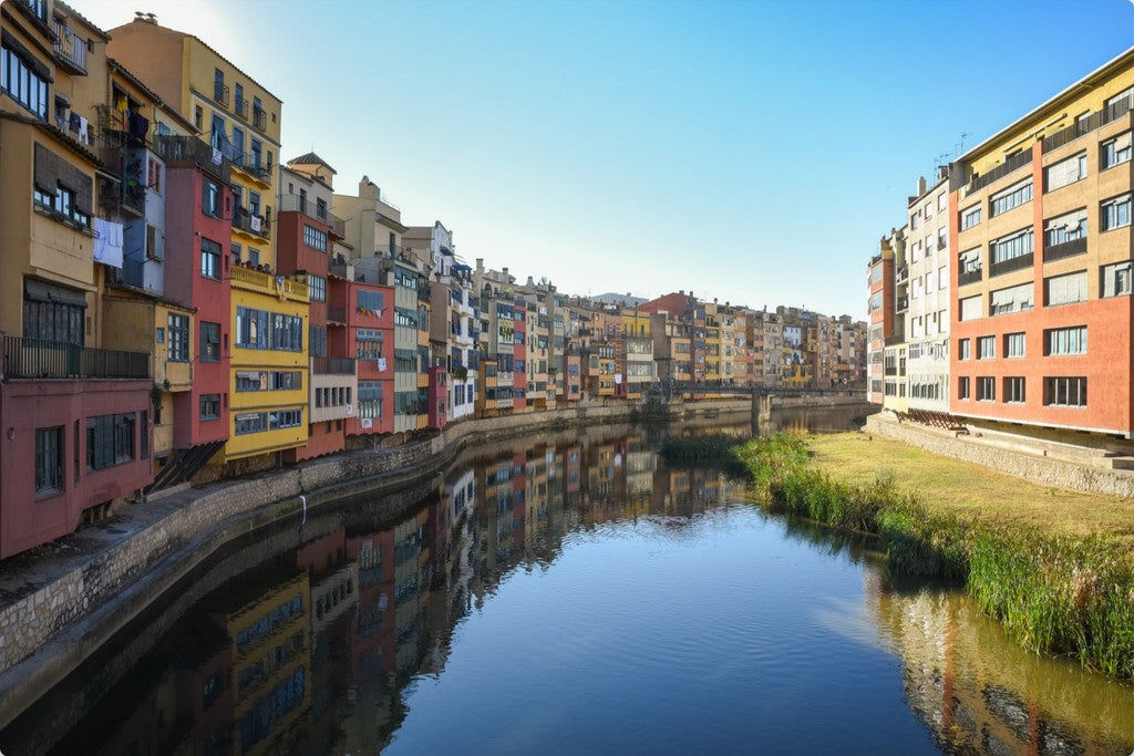 Girona, Catalonia - Metal Wall Art - Spanish Reflections