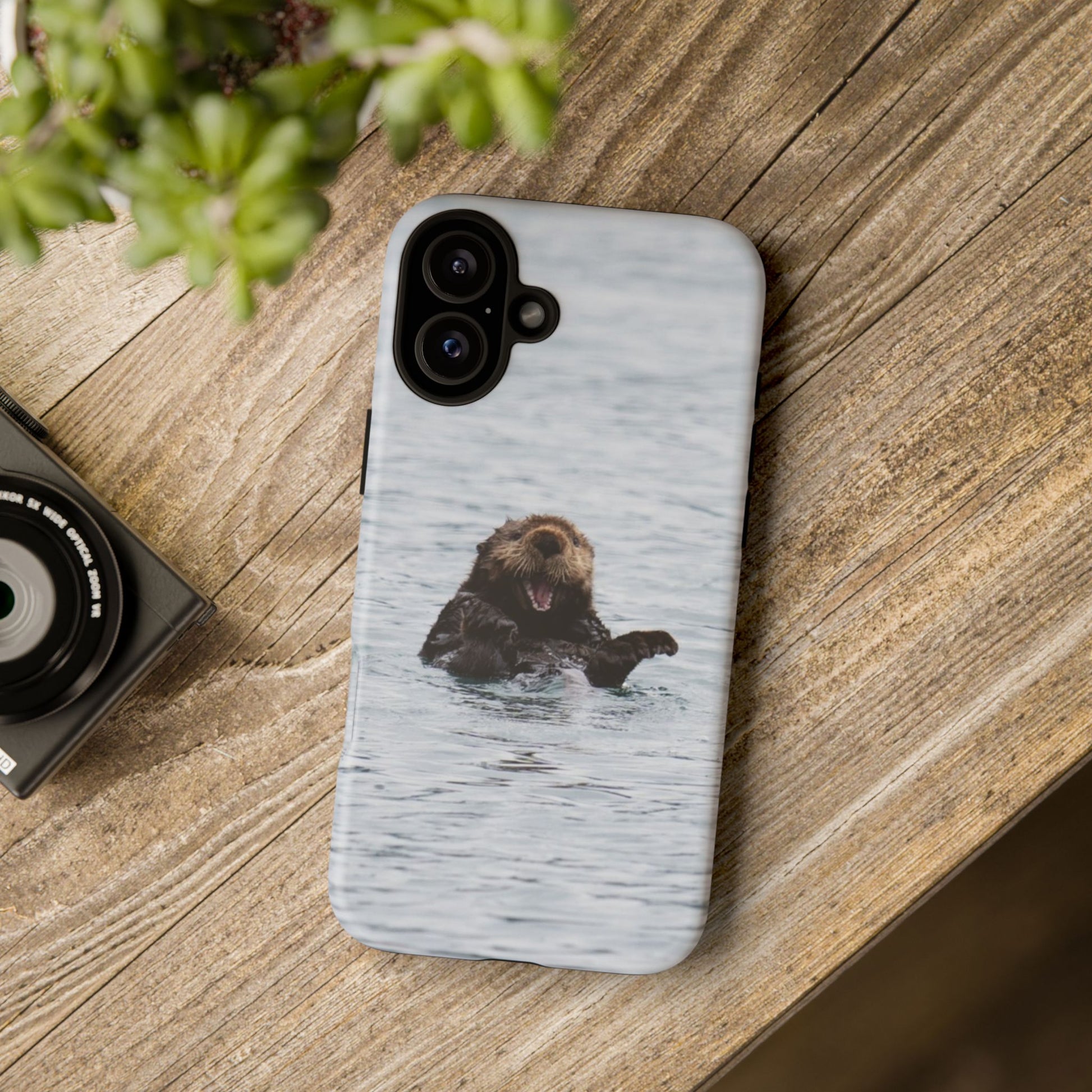 Cute Sea Otter - Phone Case - Alaska Leah Ramuglia Cute Sea Otter - Phone Case - Alaska Leah Ramuglia