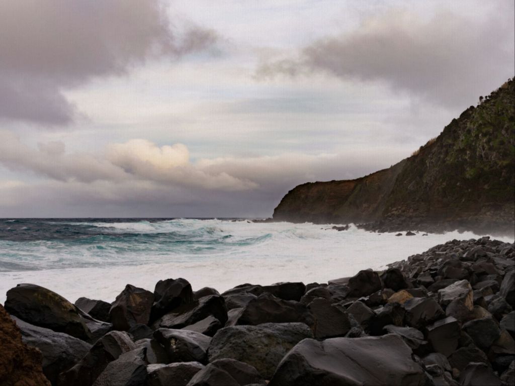 Stormy Day in the Azores - Canvas Print