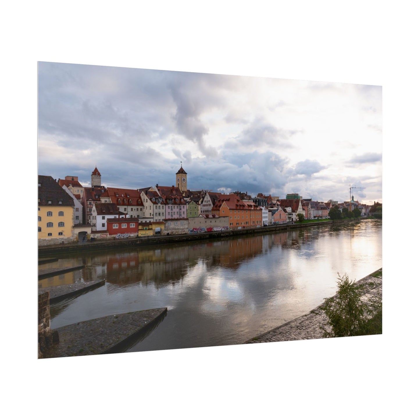 Reflections of Regensburg, Germany - Photograph