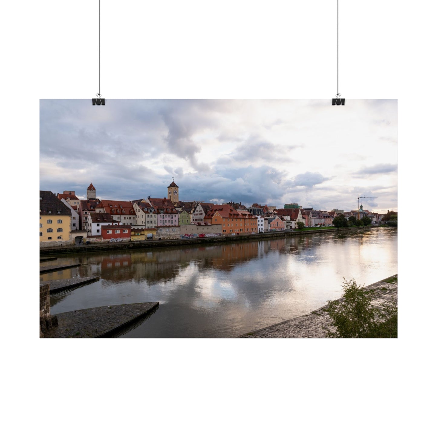 Reflections of Regensburg, Germany - Photograph