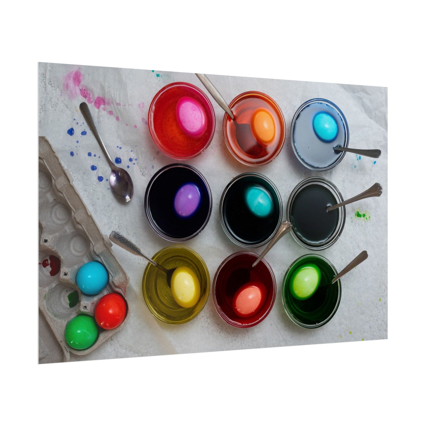 Easter Egg Dyeing - Fine Art Food Photography