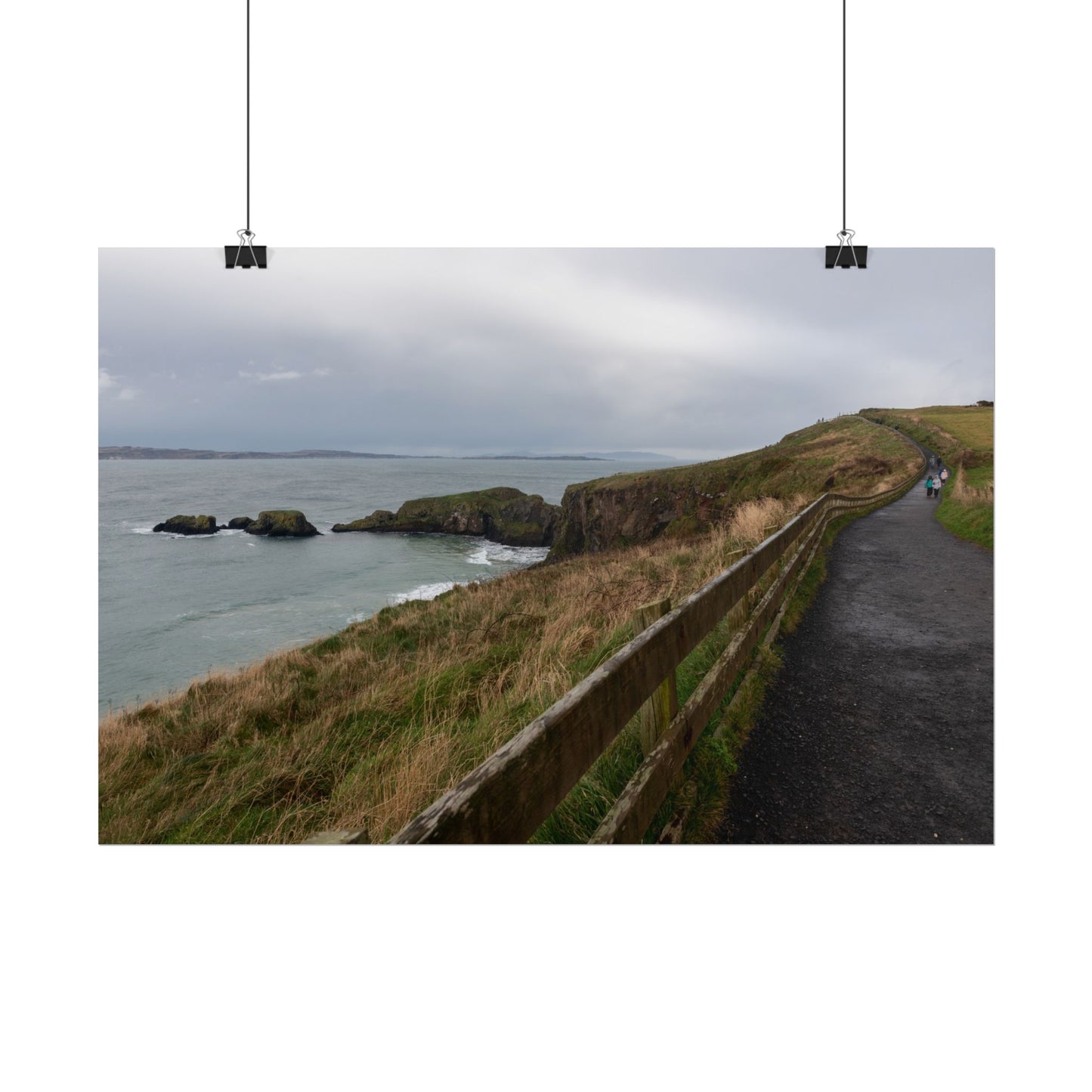 Northern Ireland Stormy Coast - Poster - UK Wall Art