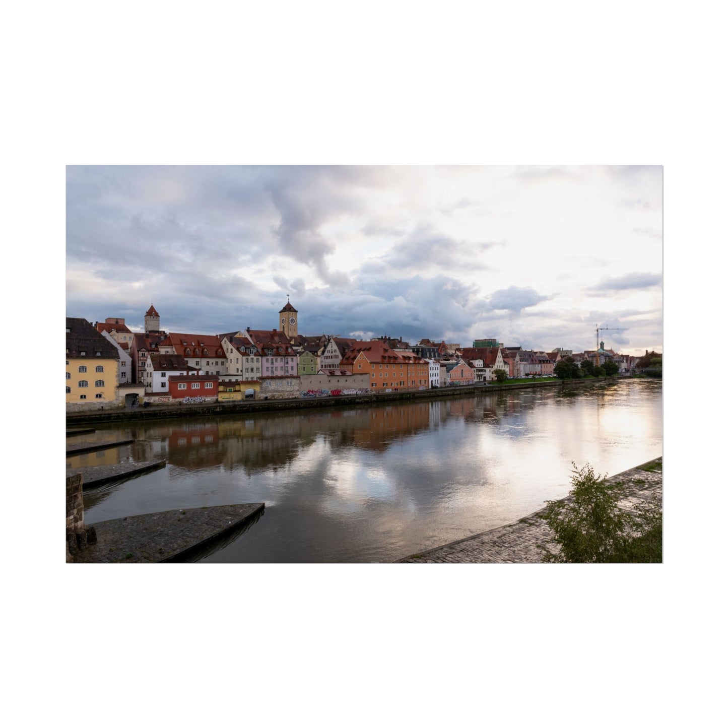 Reflections of Regensburg, Germany - Photograph