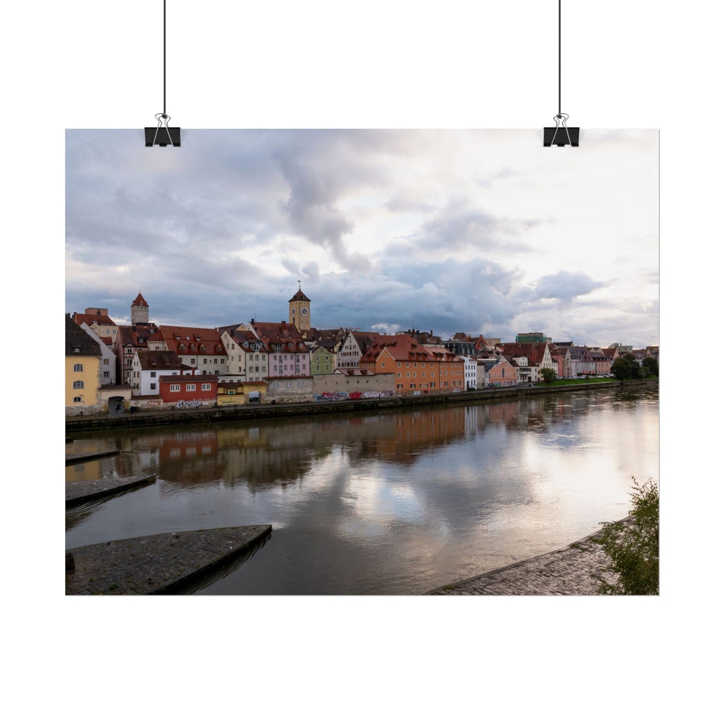 Reflections of Regensburg, Germany - Photograph