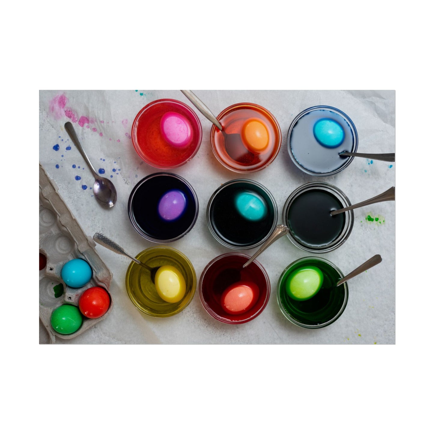 Easter Egg Dyeing - Fine Art Food Photography