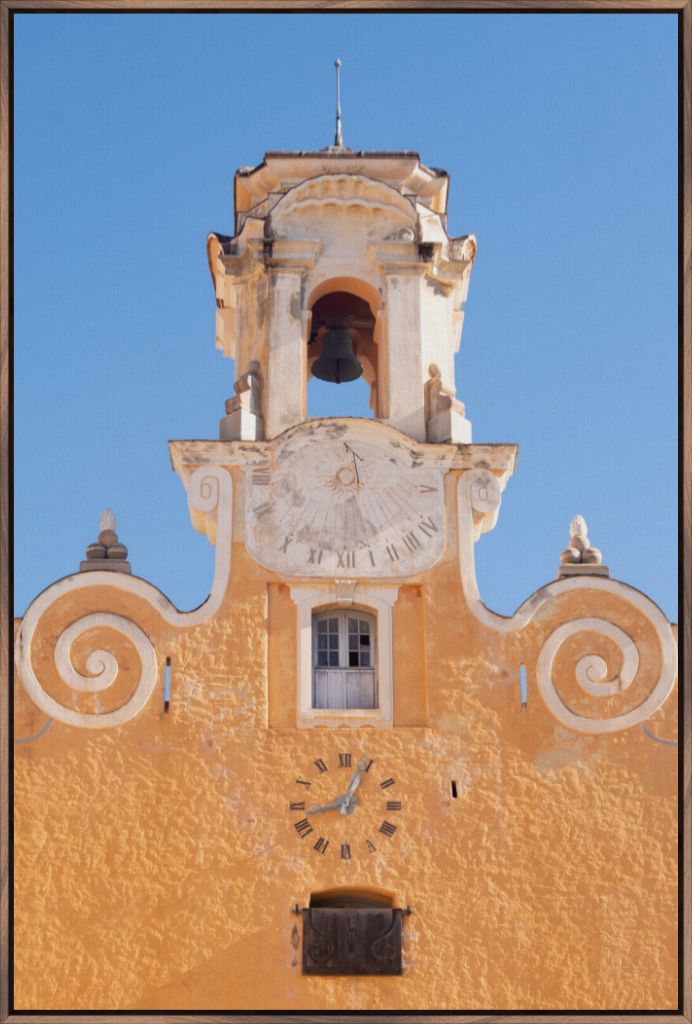 Mediterranean Church Bells - Framed Canvas