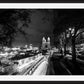 Marseille, France - Black & White Framed Photo