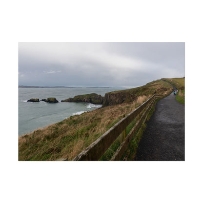 Northern Ireland Stormy Coast - Poster - UK Wall Art