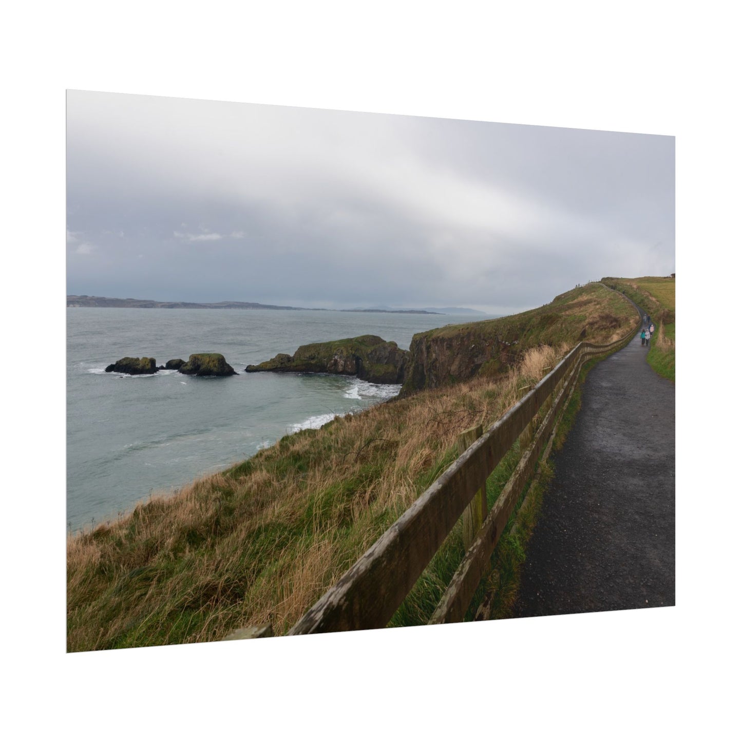 Northern Ireland Stormy Coast - Poster - UK Wall Art