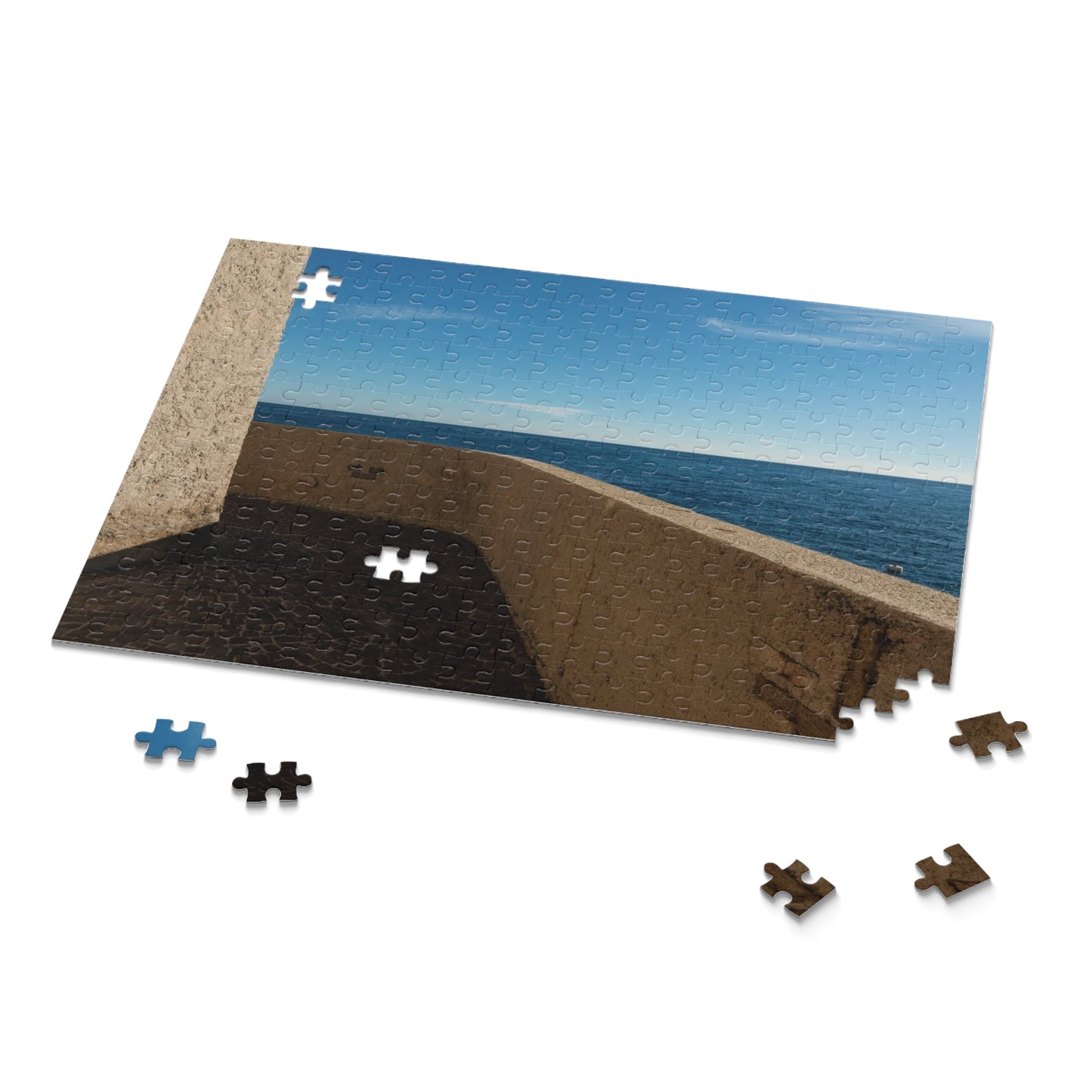 252 Piece Puzzle - Minimalist Monaco - Leah Ramuglia Photography