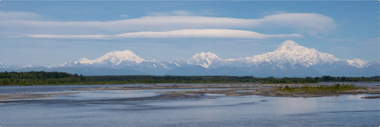 Alaska Mountain Range - Metal Wall Art - Panoramic Photo