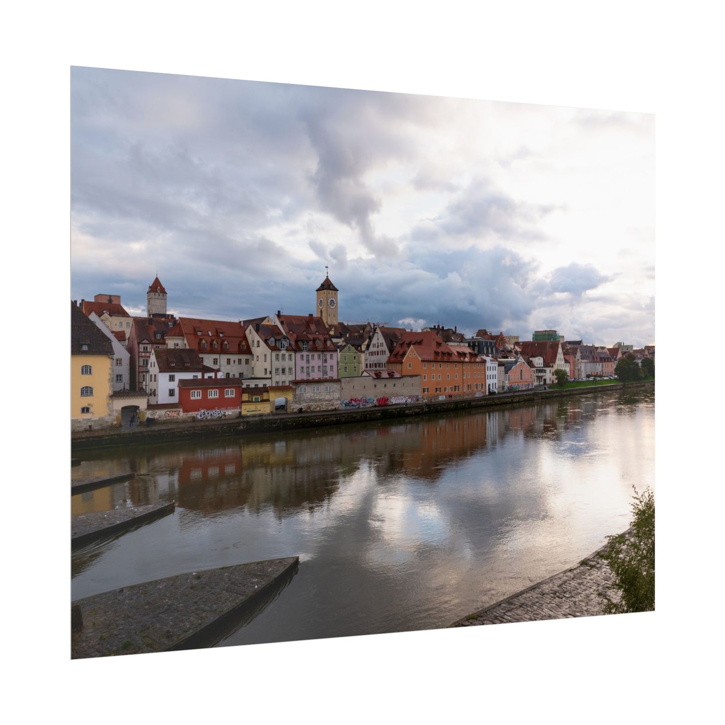 Reflections of Regensburg, Germany - Photograph